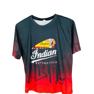 Indian Motorcycle Mens Crew Neck Short Sleeve T Shirt Size M